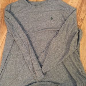 Men’s Ralph Lauren long sleeve grey shirt
